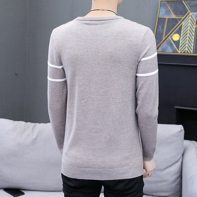 Spring and autumn men's sweaters, Korean style sweaters, trendy ...