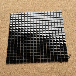 Black Mosaic Crystal Glass Villa Background Wall Swimming Pool Bathroom Balcony Kitchen Shower Room Building Materials Tiles