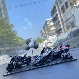 High-end car center console jewelry Little Bear car ornaments Cute interior high-end car interior decoration 2024 Internet celebrity