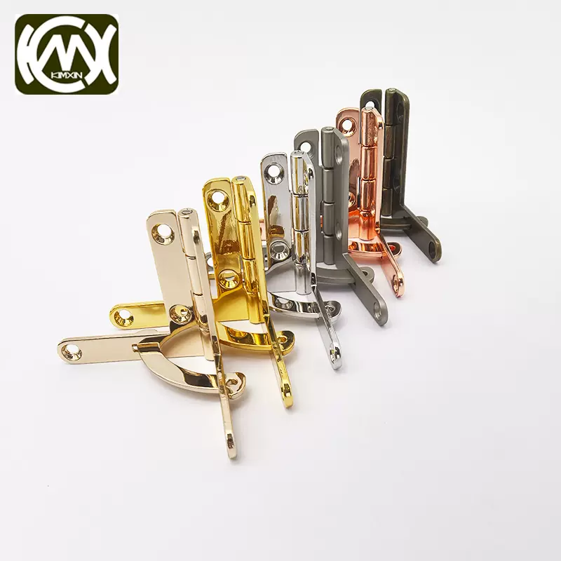 高檔木盒配件鉸鏈五金七字型鋅合金電鍍鉸鏈茶葉盒七字鉸鏈030