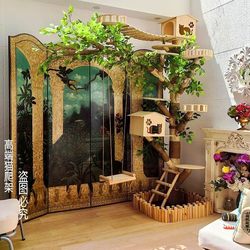 Cat Climbing Frame, Cat House, Integrated Cat Toy, Cat Scratching Board, Cat House, Cat Climbing Frame, Special Clearance Sale, Cat Teaser, Cat Climbing Frame, Wear-Resistant