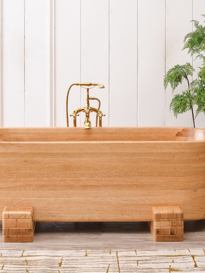 康熙 豪华木质浴缸