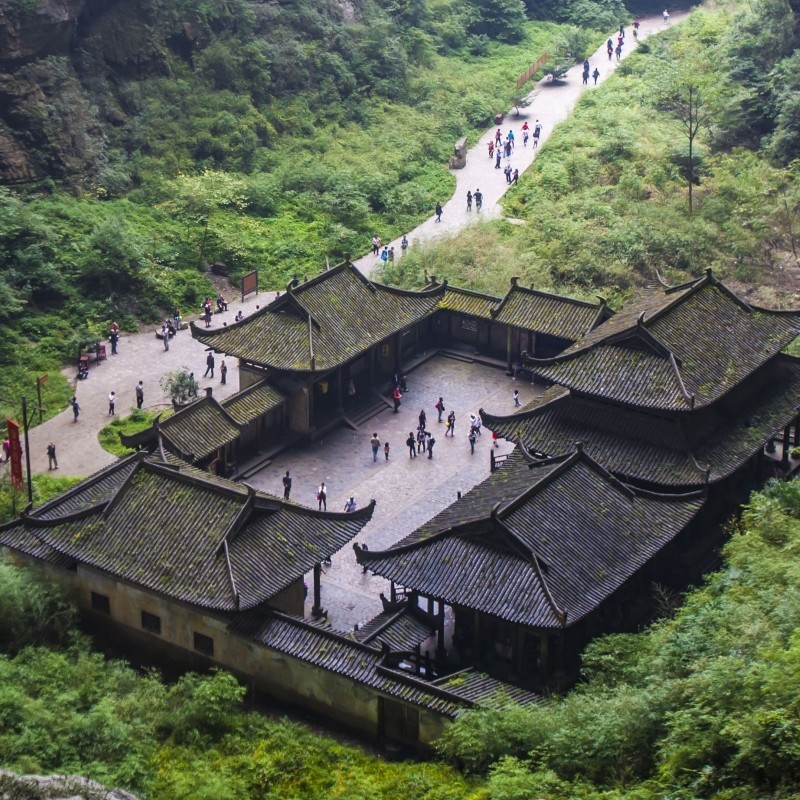 重庆武隆二日游天坑天生三桥地缝九黎城乌江画廊游船印象武隆纯玩