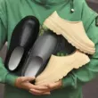 Giày đầu bếp nam mùa hè mới chống nước và chống dầu Giày làm việc nhà bếp màu đen Giày nhà bếp thông thường chống mài mòn đa năng đặc biệt giầy ủng