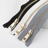 Медный металлический детский пуховик с молнией, плащ, золотой кардиган, замок