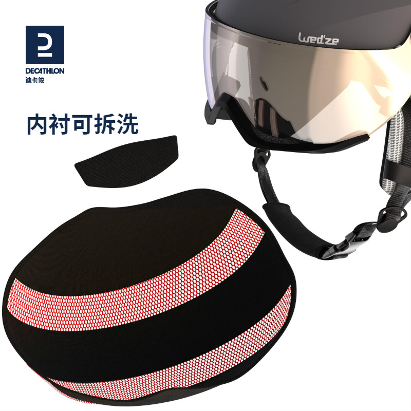 Casque de ski Decathlon Intégré, chaud et respirant Unisexe