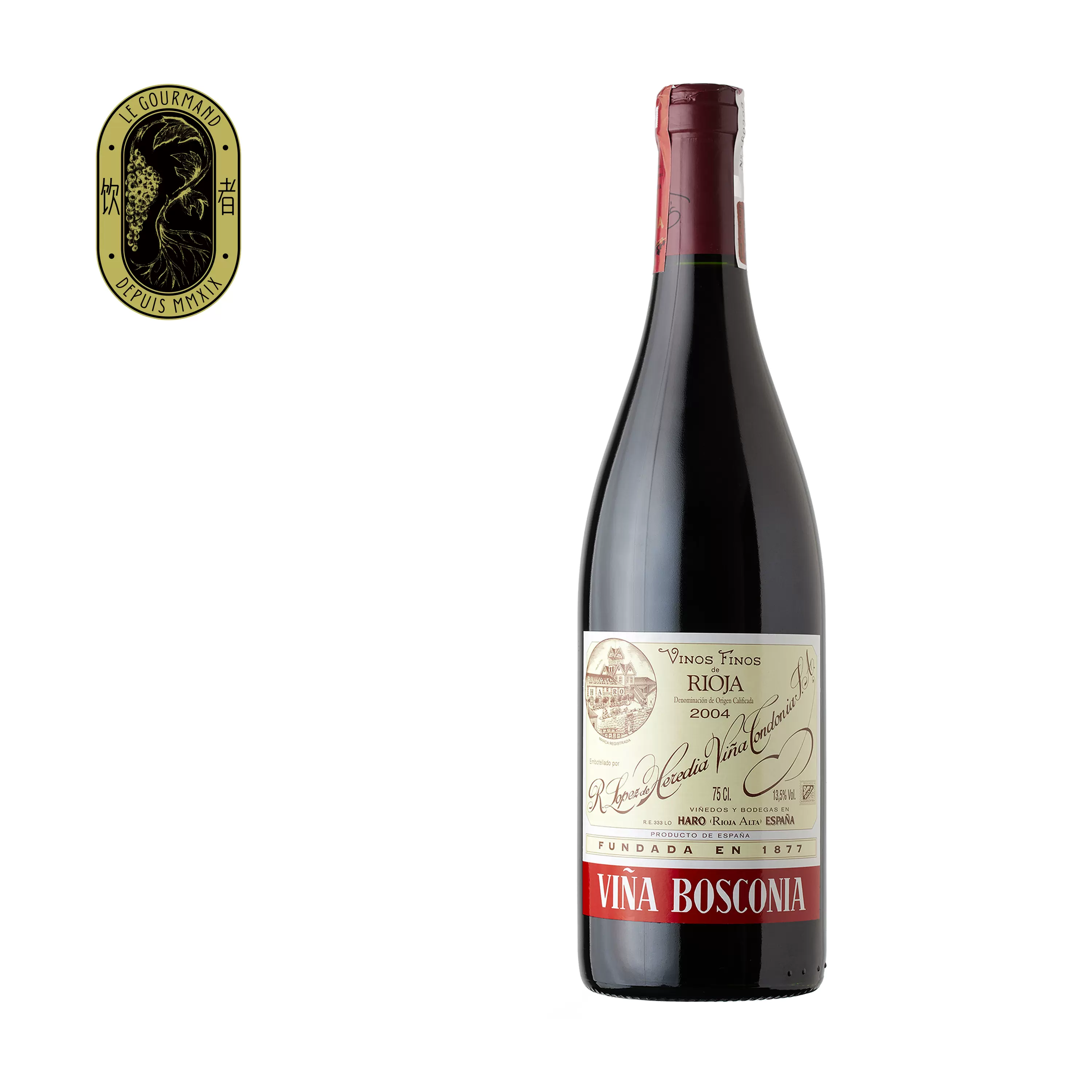 西班牙土豆泥博石园里奥哈珍藏干红葡萄酒 bosconia t