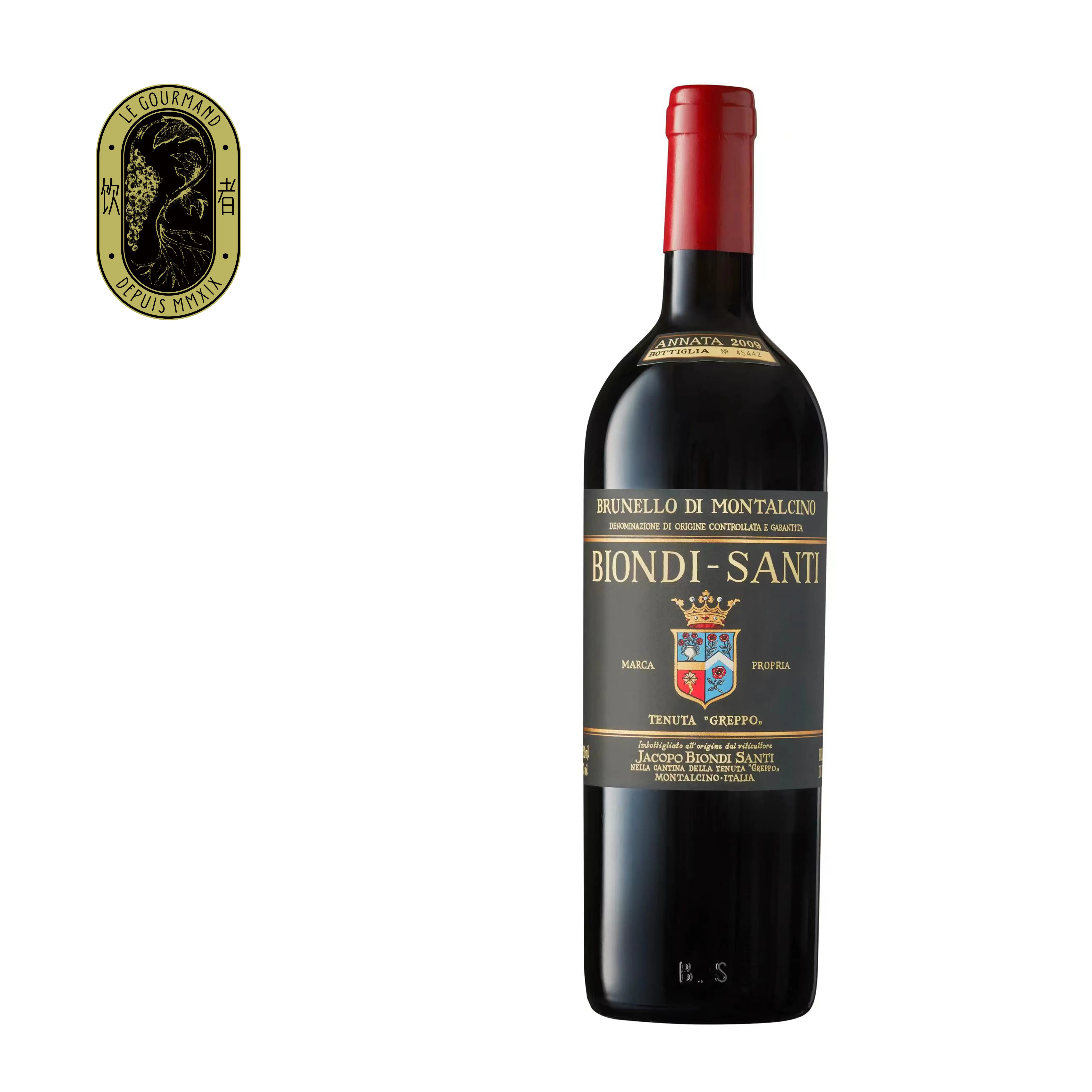 意大利名庄biondi santi brunello montalcino bdm 经典干红