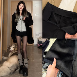 Black Shorts for Women, Suitable for Wearing Outside in Summer 2026, New High-Waisted, Slimming, Petite, Leggings-Style Boot Shorts, Trendy Suit-Style Hot Pants