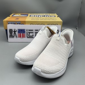 
Skechers women's shoes 2025 spring and summer mesh breathable one-legged casual walking shoes for women 896243