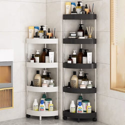 Bathroom Storage Rack, Floor-Standing Bathroom Triangular Rack, Gap Storage Rack, Household Toilet Corner Storage Rack