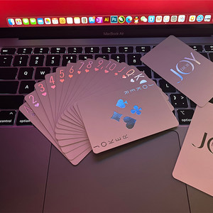 
Genuine Digno doir high-value playing cards silver and gold stamping craftsmanship for fifth anniversary limited edition cards