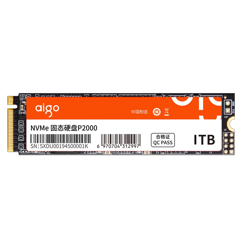 Aigo P7000Z固態硬碟PS5遊戲用M.2固態2TB筆記本SSD 5年保修