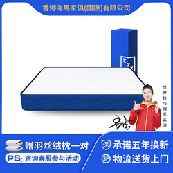 Latex Simmons Memory Foam Compressed Roll-Packed Box Mattress Soft Cushion Home Use Independent Spring Mattress Brand-Name Thick 20