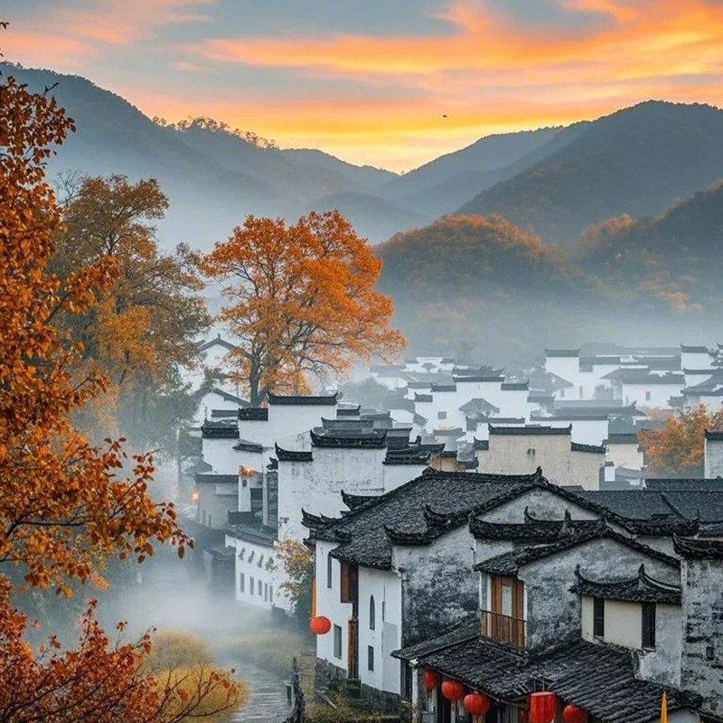 【高铁+酒店】安徽黄山旅游5天4晚自由行皖南古村徽州古城屯溪