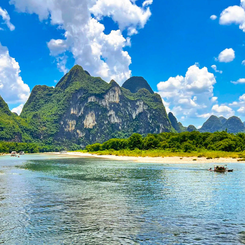 9人纯玩小团广西桂林2天1晚漓江阳朔龙脊梯田遇龙河下午茶银子岩