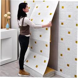 3D Wall Sticker Imitation Brick Waterproof Wallpaper Room Wallpaper