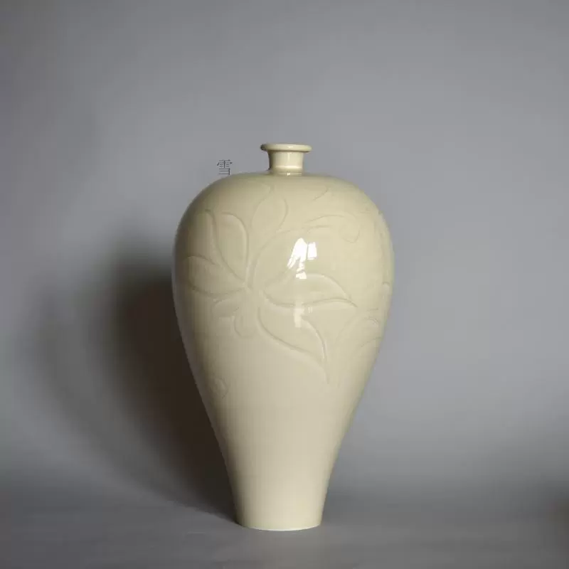 中国古美術・宋汝窯款天青釉銀口四方尊花瓶・工芸品・木箱付・文房具・風水開運・陶器 汝窑朱文立天青釉早期盘口瓶花器摆件精品宋韵国风汝瓷收藏级