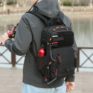 
Outdoor backpack Luya multifunctional mountaineering travel hiking mountain climbing special workwear wear-resistant fishing gear backpack