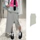 "Positive and negative two wears' designer brand 24 spring and summer crying girl asymmetric split double -layer straight half -body skirt