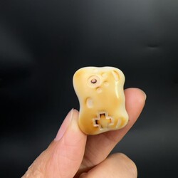 Ivory Fruit Original Fruit Game Console Through Hole Accessories Style Wenwan Handmade DIY Semi-finished Pendant Hand Brand Jewelry Wholesale