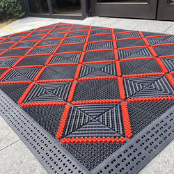 Three-In-One Floor Mat, Entrance Door Mat, Plastic Hotel Outdoor Anti-Slip Mat, Commercial Dust-Removing Mat, Shopping Mall Entrance Door Mat