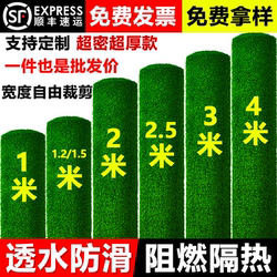 Simulated Lawn Balcony Outdoor Thickened Green Outdoor Carpet Plastic Artificial Fake Turf Floor Mat