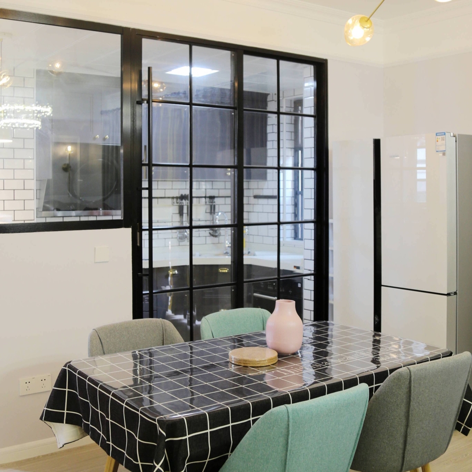 112㎡北欧风半开放式厨房颜值好高