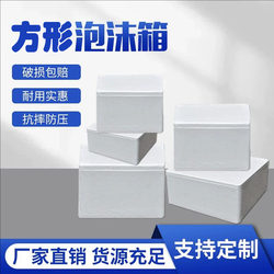 Square Frozen Food Foam Packaging Box, Cake Pizza Thousand-Layer Express Delivery Special Foam Box, Insulated and Fresh-Keeping Box