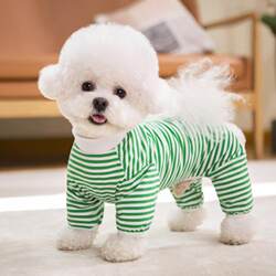 Anti-shedding home breathable four-legged clothing for small and medium-sized dogs