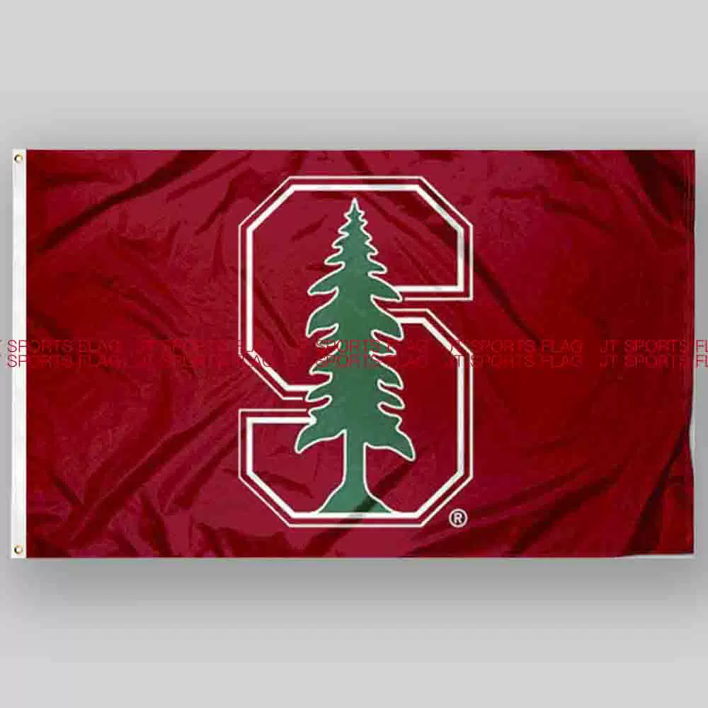 NCAA斯坦福红衣主教旗帜大学校旗队旗定做Stanford Cardinal Flag, image size:1000x1000