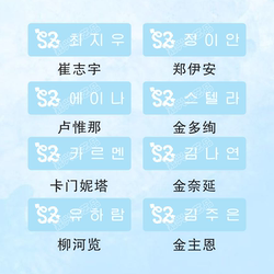 H2H Name Tag Quick Purchase Merchandise Hearts2Hearts Name Tag Korean Name Tag H2H Merchandise