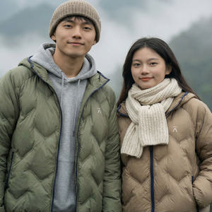 
[Offline 900+! Same style for men and women!] Autumn and winter couple's quilted hooded cotton coat, fashionable and casual cotton coat