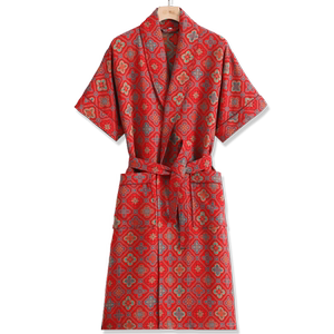 
Pure cotton gauze bathrobe for women 2026 new cotton four-season universal thin section water-absorbent and quick-drying adult large size nightgown summer