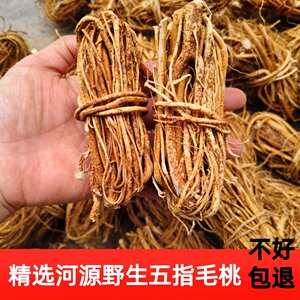 Authentic wild five fingered peach root 500g, farm dug five clawed dragon, Guangdong soup ingredient, sulfur free Heyuan specialty