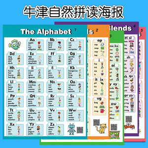 
Oxford Nature Spelling Poster Teacher Teaching Large Stories Vowel Consonant Letter Combination Card Pronunciation Rules Table