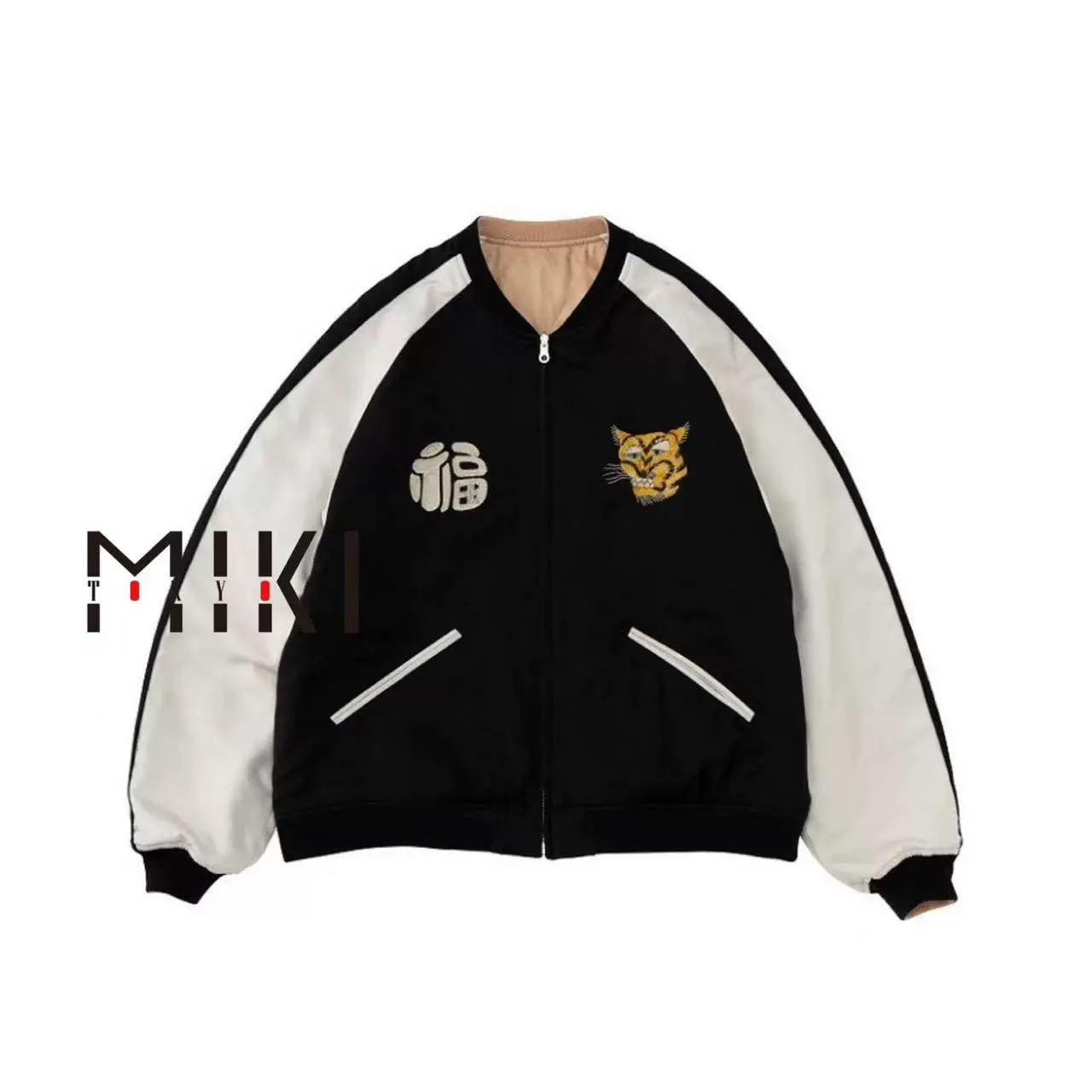 MIKI 订VISVIM 23SS LAKESHORE SOUVENIR JKT(SILK)刺绣棒球夹克-Taobao
