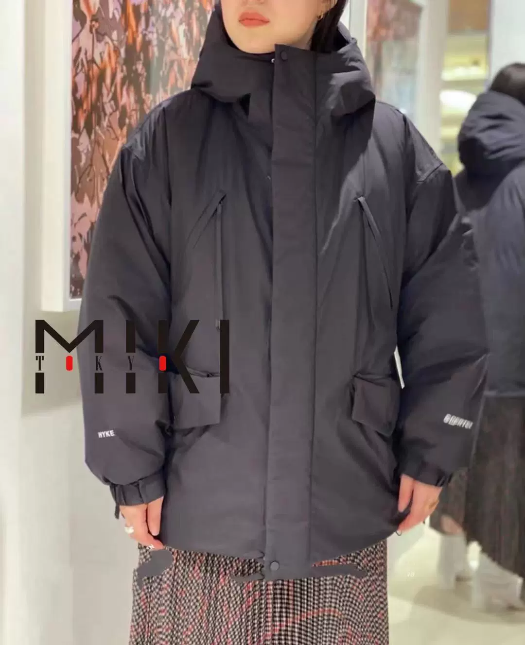 BLACK黒HYKE × Edition PERTEX SHIELD SHORT COAT