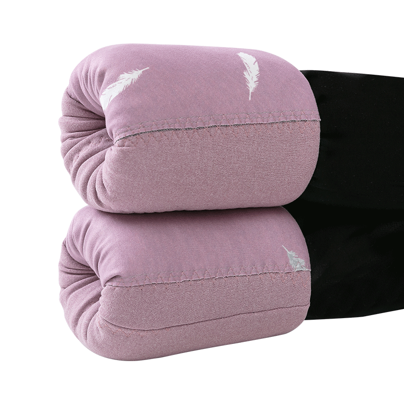 
Wool-filled cotton trousers for women's outer wear in winter plus velvet and thickened leggings, down knee pads, Northeastern extra thick thermal trousers