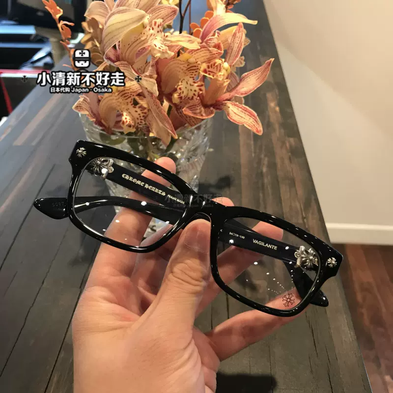 日本代購CHROME HEARTS Chrome 新款十字眼鏡框VAGILANTE眼鏡架- Taobao