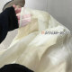 Small fragrant style French mesh puffy skirt for women in summer 2025 large size fat mm high waist fairy a-line long skirt