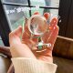Mini globe creative simple and cute ins girl heart desktop decoration crystal glass ball small gift ornaments