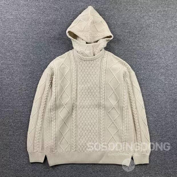 現貨BEAMS SSZ PROST KNIT 21aw 秋冬可拆卸連帽針織衫套頭毛衣-Taobao