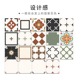 Retro Scandinavian Colorfulful Tiles Balcony Bathroom Kitchen Restaurant Antique Floor Tiles Background Wall Tiles 400X400