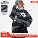 Fairy's pocket original snowman striped lazy thick sweater for women 2024 winter new style design wool knitted top