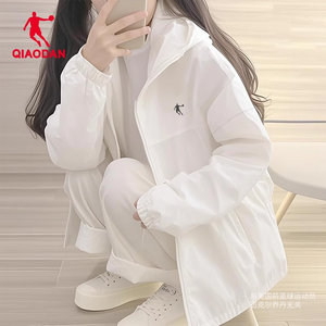 
Jordan Jacket Women 2026 New Loose Waterproof Hooded Sports Jacket Top Mountaineering Youth Windbreaker Women