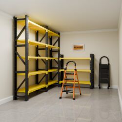 Warehouse Storage Shelves Multi-Layer Storage Racks Home Delivery Heavy-Duty Storage Iron Racks Balcony Supermarket Snacks Basement