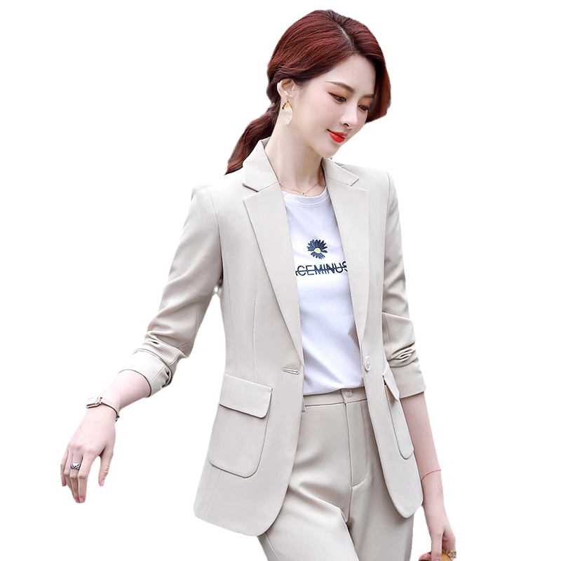 高级感西装套装女春秋时尚韩版英伦风职业装气质女神范小