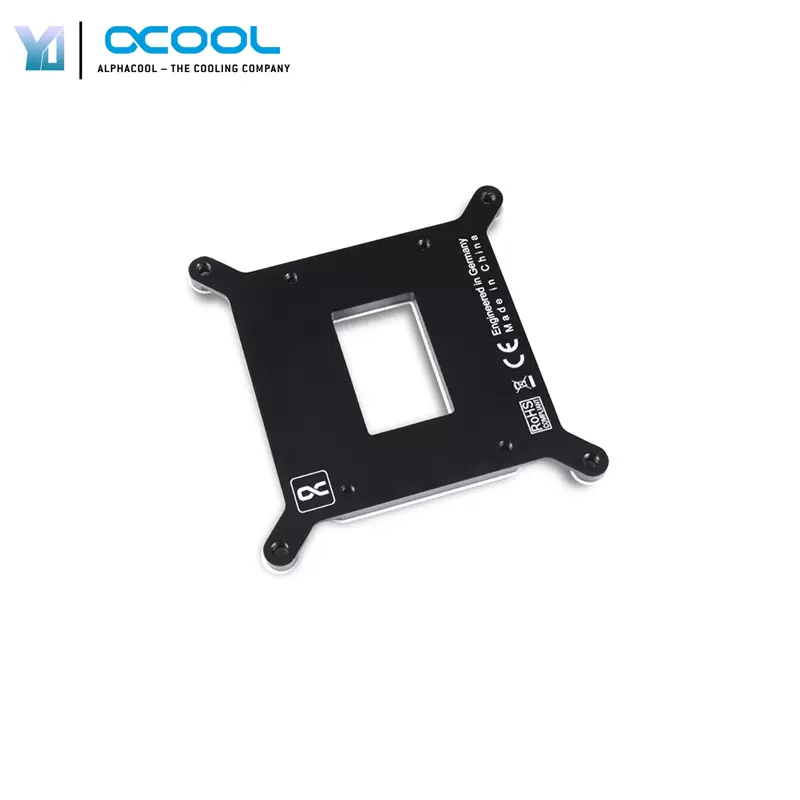 Alphacool欧酷CPU冷头水冷扣具12代金属背板LGA115x/1200/1700