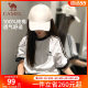 Camel summer T-shirt women's pure cotton short-sleeved 2025 spring and summer new couple loose retro sports casual tops for men
